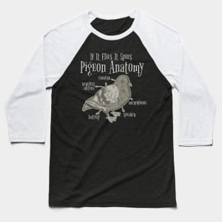 Pigeon anatomy Baseball T-Shirt